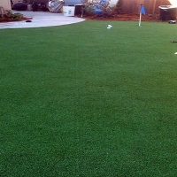 Installing Artificial Grass Hood, California Office Putting Green, Backyard Makeover