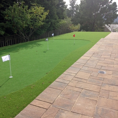 Faux Grass Bolinas, California Putting Green Carpet, Backyard