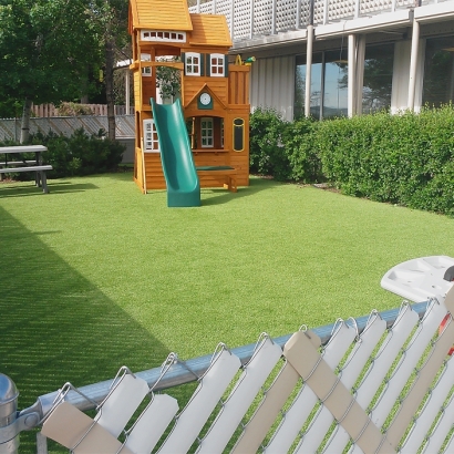 Grass Installation Loma Mar, California Lawns, Backyard Design