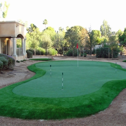 Synthetic Turf Salida, California Home Putting Green, Backyard