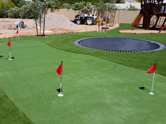 Fake Turf Davenport, California Outdoor Putting Green, Backyard Ideas